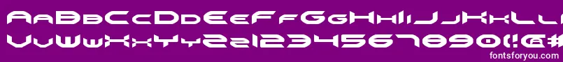 fuente Omniv2 – Fuentes Blancas Sobre Fondo Morado