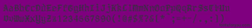 ThirdStoneBold Font – Black Fonts on Purple Background