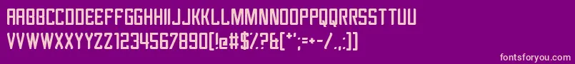 Revengeance Font – Pink Fonts on Purple Background
