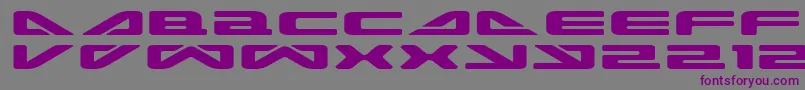 SeaDog2001Expanded Font – Purple Fonts on Gray Background