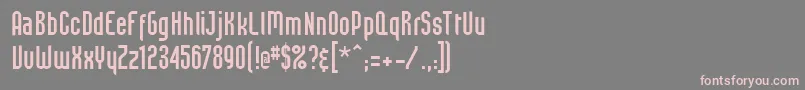 BeastVsSpreadtall Font – Pink Fonts on Gray Background