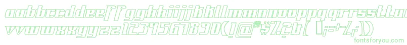 Fonte FontovisionIvOutline – fontes verdes