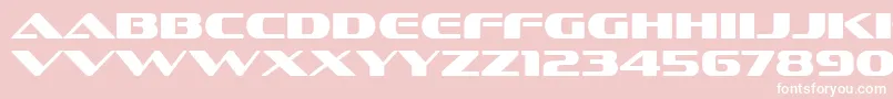 SofachromeRg Font – White Fonts on Pink Background