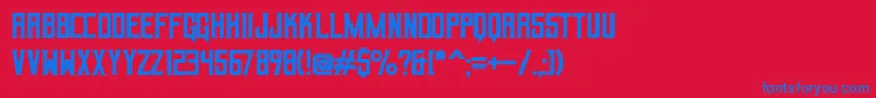 Подробнее о шрифте Geizer Шрифт Geizer – синие шрифты на красном фоне