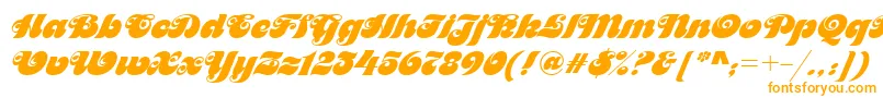 Motterfemd Font – Orange Fonts on White Background