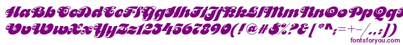 Motterfemd Font – Purple Fonts on White Background