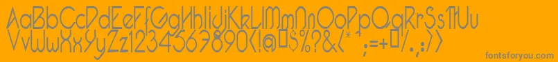 More about PacotillNarrowLight Font PacotillNarrowLight Font – Gray Fonts on Orange Background