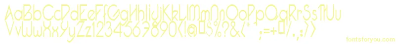 PacotillNarrowLight Font – Yellow Fonts