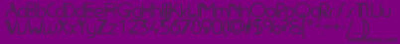 Edgelinebookc Font – Black Fonts on Purple Background