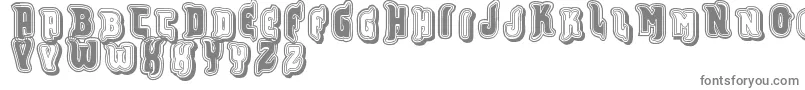 Vtksfurious Font – Gray Fonts on White Background