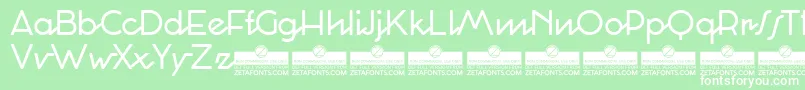 CocosignumCorsivoItalicoRegularTrial Font – White Fonts on Green Background