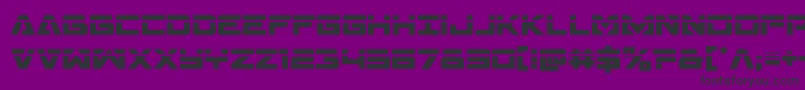 Transamericalaser Font – Black Fonts on Purple Background