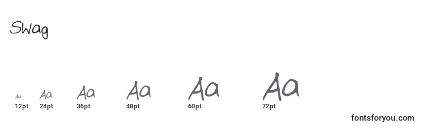 Swag Font Sizes