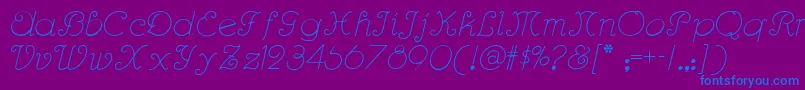 Подробнее о шрифте Rhumba Шрифт Rhumba – синие шрифты на фиолетовом фоне