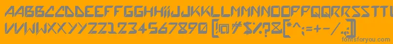 Weitere Informationen zur Hatove-Schriftart Hatove-Schriftart – Graue Schriften auf orangefarbenem Hintergrund