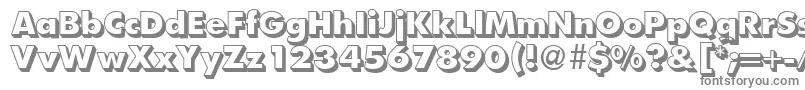 FunctiontwoshadedextraboldRegularフォントについての詳細 フォントFunctiontwoshadedextraboldRegular – 白い背景に灰色の文字