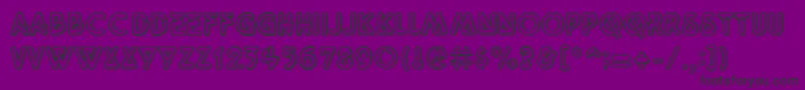 Quarkneon ffy Font – Black Fonts on Purple Background