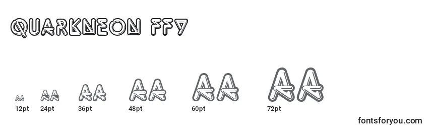 Quarkneon ffy Font Sizes