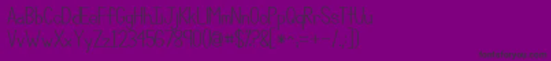 Kgcompassion Font – Black Fonts on Purple Background