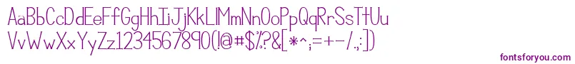 Kgcompassion Font – Purple Fonts on White Background