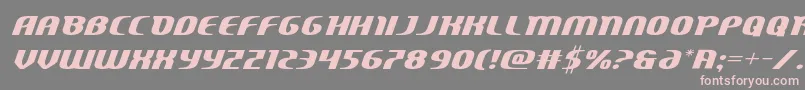 Centaurusexpand Font – Pink Fonts on Gray Background