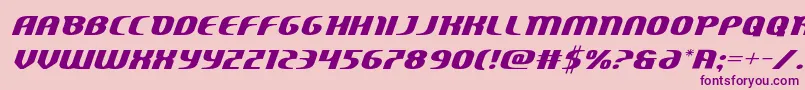 Centaurusexpand Font – Purple Fonts on Pink Background