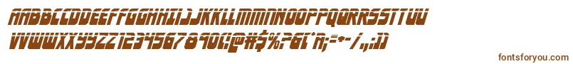 Шрифт Eldebaranlaserital – коричневые шрифты