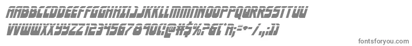 Eldebaranlaserital Font – Gray Fonts on White Background