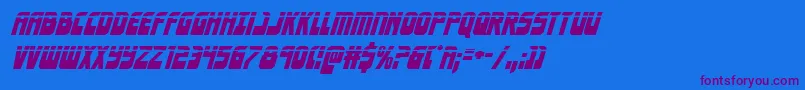 Шрифт Eldebaranlaserital – фиолетовые шрифты на синем фоне