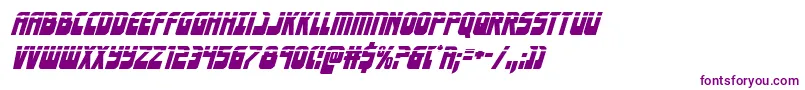 Eldebaranlaserital Font – Purple Fonts on White Background
