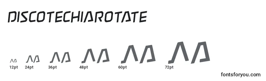 Размеры шрифта Discotechiarotate