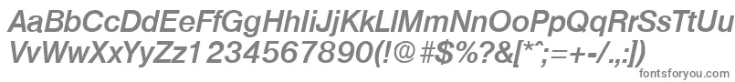 OlympiaDemiboldita Font – Gray Fonts