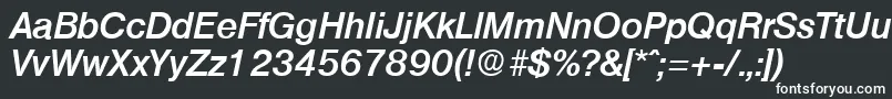 OlympiaDemiboldita Font – White Fonts