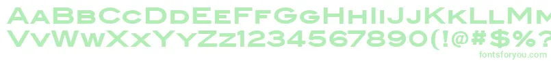 BlairItcBold Font – Green Fonts on White Background