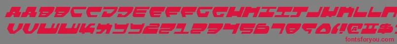 Lovev2i Font – Red Fonts on Gray Background