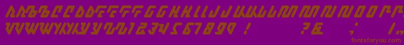 Kagena Font – Brown Fonts on Purple Background