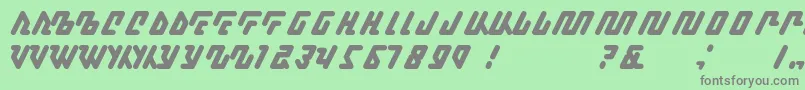 Kagena Font – Gray Fonts on Green Background