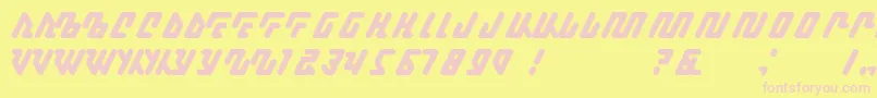 Kagena Font – Pink Fonts on Yellow Background