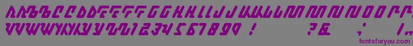 Kagena Font – Purple Fonts on Gray Background