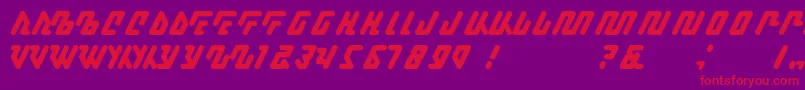 Kagena Font – Red Fonts on Purple Background