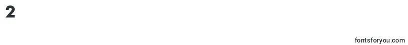 TintinBold-Schriftart – Schriften für die Ziffer 2