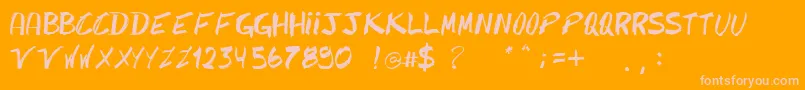 More about Caipirinhacaipirinha Font Caipirinhacaipirinha Font – Pink Fonts on Orange Background