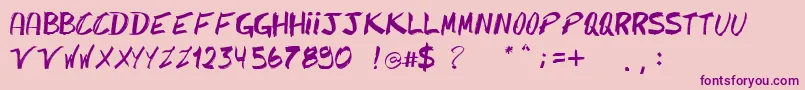 En savoir plus sur la police Caipirinhacaipirinha Police Caipirinhacaipirinha – polices violettes sur fond rose