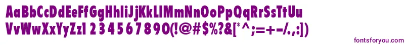 EmphasisblackcondsskBold Font – Purple Fonts