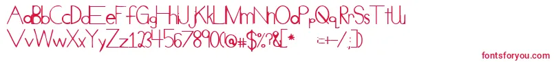 CueueCheesy Font – Red Fonts