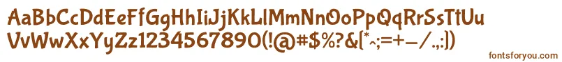 BubblegumsansRegular Font – Brown Fonts