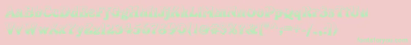 Dschocolade Font – Green Fonts on Pink Background