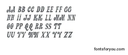 Actionisdiagonaljlitalic Font