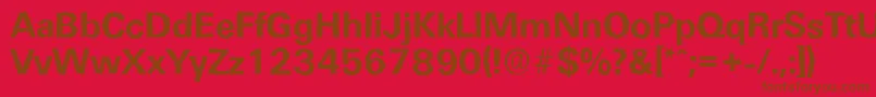 UltimateantiqueBold Font – Brown Fonts on Red Background