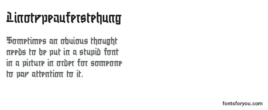 Linotypeauferstehung-fontti